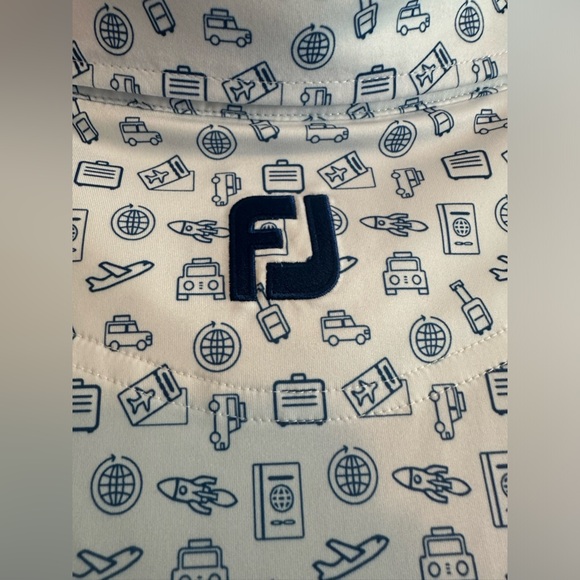 FootJoy 2023 Lisle Travel Print Polo - Picture 5 of 9